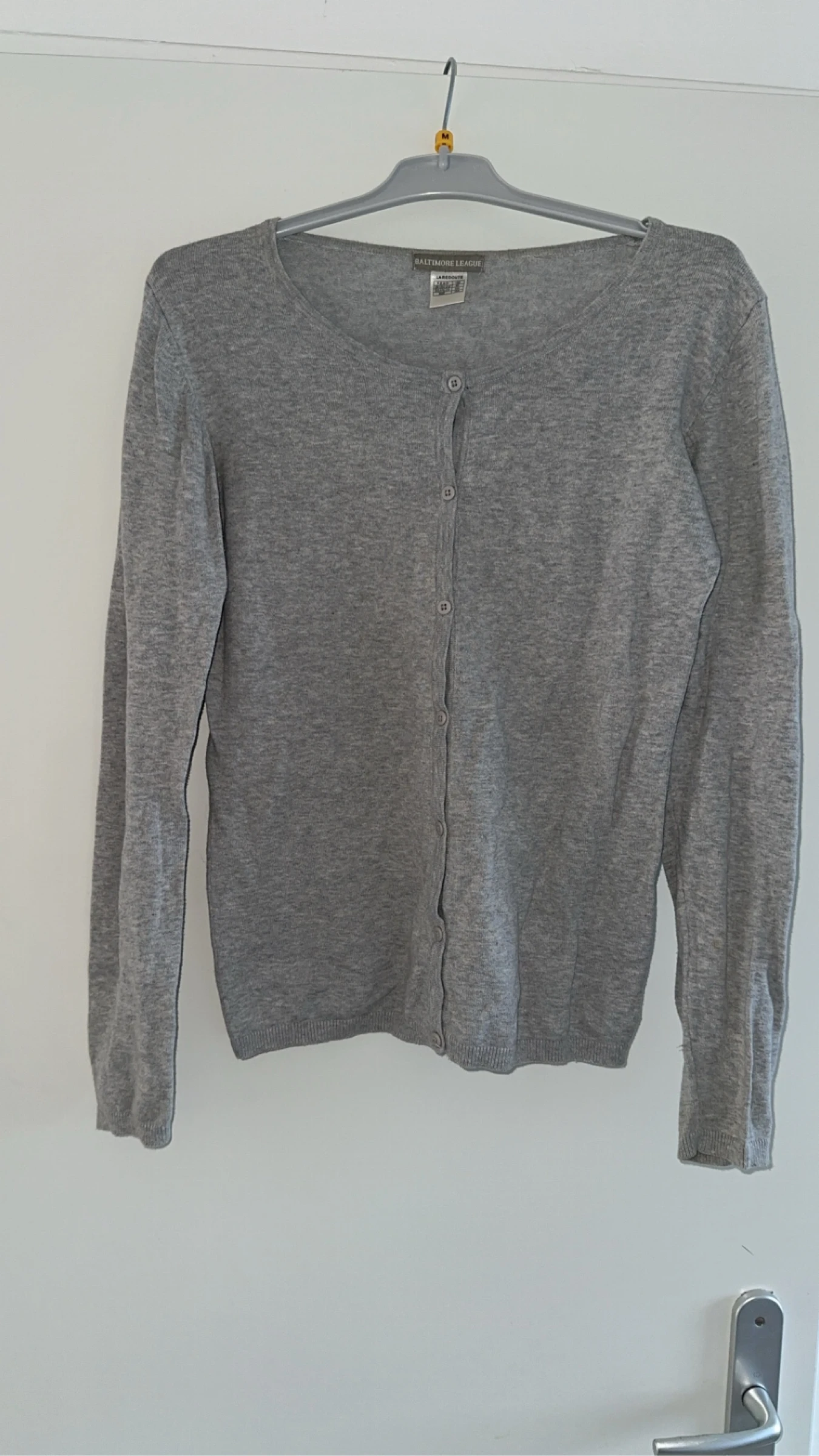 Gilet fille gris 